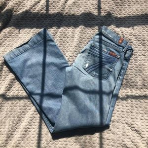 Light wash 7 For All Mankind Dojo 27x31